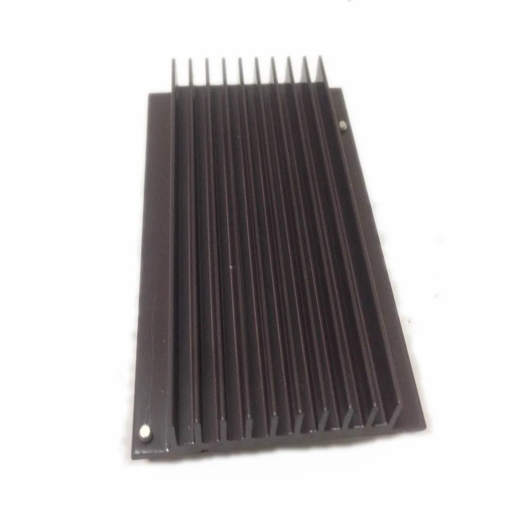 Electronic Heat Sink High-Density Tooth High Power Comb Heat Sink with Nylon Push Pin