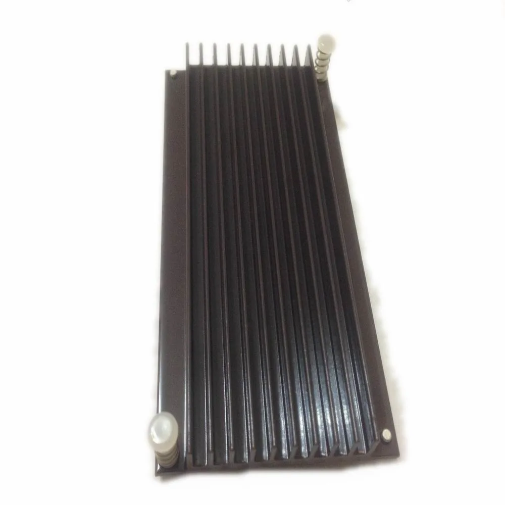 Electronic Heat Sink High-Density Tooth High Power Comb Heat Sink with Nylon Push Pin